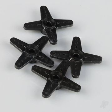 Futaba Plastic Servo Horn F (Small Cross - 4pcs)