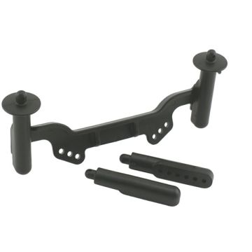 RPM Adjustable Front Body Post & Mounts fits Traxxas Slash/Rustler