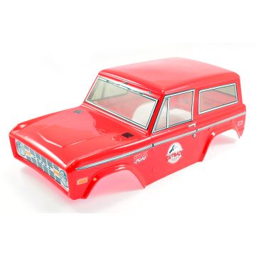 FTX Outback Treka Painted Bronco Bodyshell 1:10 Scale - Red