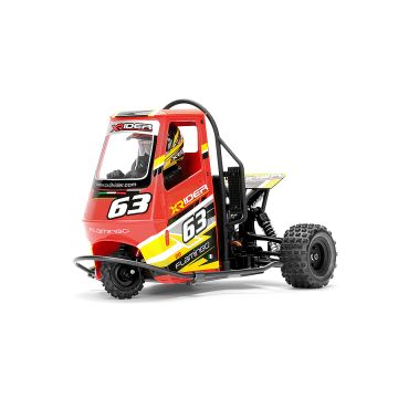 X-RIDER FLAMINGO 1/8 RTR RC RACING TUK TUK TRIKE - RED