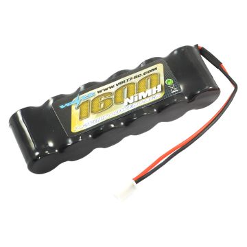 Voltz 1600mAh 7.2v NiMH 6-Cell RC Car Battery w/JST XH Micro Connector