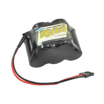 Voltz 1600mAh 6V Rx Receiver Hump Battery Pack w/JR Plug for RC Plane Car