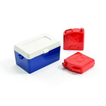 FASTRAX PAINTED ICE BUCKET & FUEL CANS
