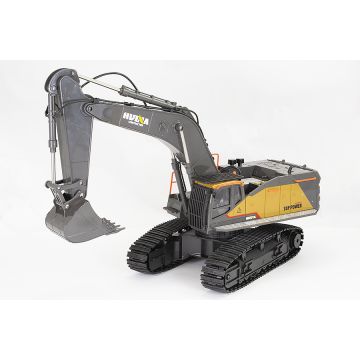 Huina RC Excavator Digger w/ Metal Bucket, Lights & Sound