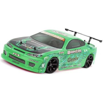 FTX 1:10 Banzai S15 Silvia 4WD RTR RC Electric Street Drift Car - Green