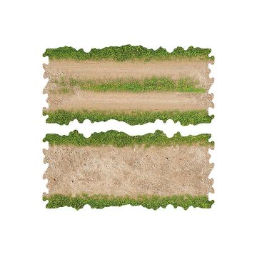 Crawler Park 2x Dirt And Grass Straights – 1/24 & 1/18 RC Car Off Road Track