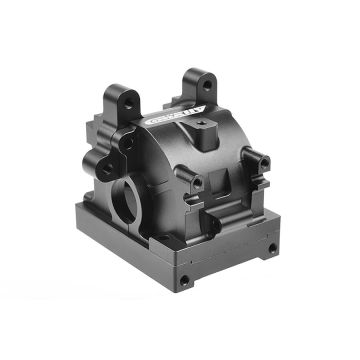 Corally Gearbox Case Set-Swiss Made 7075 T6 Black
