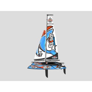 Joysway Binary V3 400mm Mini Catamaran RC Sail Boat RTR w/Smart Sail Technology