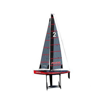 Joysway Focus V3 One Meter RTR RC Sail Boat Yacht - Red