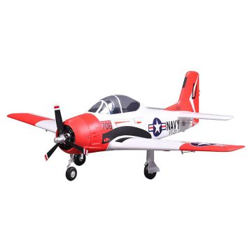FMS T-28 Trojan (800mm) ARTF (no Tx/Rx/Batt/Cgr) RC Model Plane - Red
