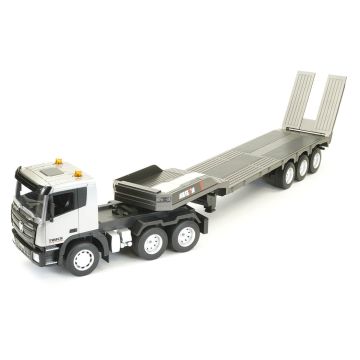 Huina 1:24 RC Artic Lorry Articulated Low Loader Trailer Truck w/Lights & Sound