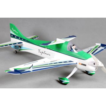 FMS Explorer F3A Sport RC Pattern Plane (1020mm) ARTF (no Tx/Rx/Batt) - Green