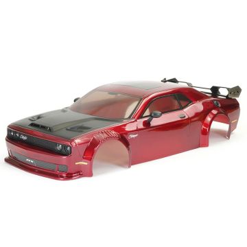 FTX 1/10 Stinger Dodge Challenger Style RC Car Body - Painted & Assembled - Red