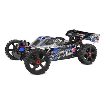 Corally Spark XB6 6S Brushless RC Basher Buggy Rolling Chassis - Blue
