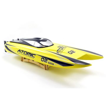 Volantex Racent Atomic 70cm Brushless Racing Speed Boat ARTR Yellow no Bat/Chg