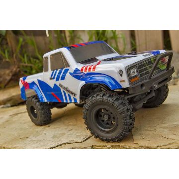 Element RC 1:24 Enduro 24 Sendero - RTR 4x4 Model Rock Crawler Truck - Blue/Red