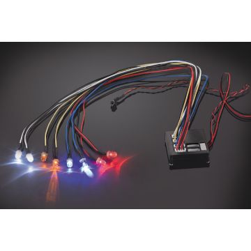 Fastrax RC Scale Model Car Flashing Light Kit Multiple Functions 8 LED Light