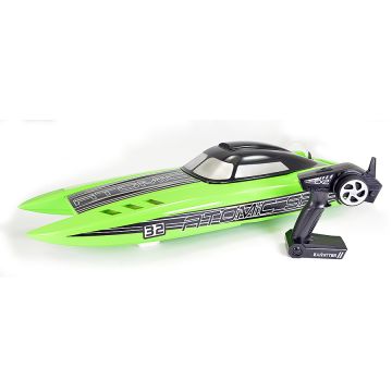 Volantex Atomic SR85 ARTR (No Batt/Chgr) Brushless RC Racing Power Boat - Green