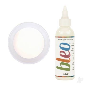 Bleo Gel Paint - Snow (100ml) - Waterproof Outdoor Wood Fabric Stain & MORE!