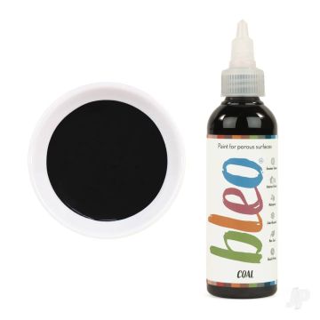 Bleo Gel Paint - Coal (100ml) - Waterproof Outdoor Wood Fabric Stain & MORE!