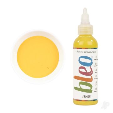 Bleo Gel Paint - Lemon (100ml) - Waterproof Outdoor Wood Fabric Stain & MORE!