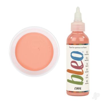 Bleo Gel Paint - Coral (100ml) - Waterproof Outdoor Wood Fabric Stain & MORE!