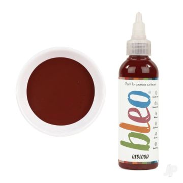 Bleo Gel Paint - Oxblood (100ml) - Waterproof Outdoor Wood Fabric Stain & MORE!