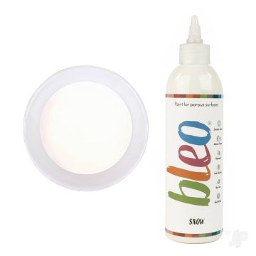 Bleo Gel Paint - Snow (250ml) - Waterproof Outdoor Wood Fabric Stain & MORE!