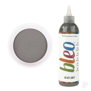 Bleo Gel Paint - Slate Grey (250ml) - Waterproof Outdoor Wood Fabric Stain & MORE!