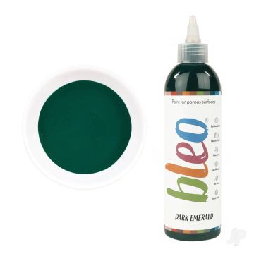Bleo Gel Paint - Dark Emerald (250ml) - Waterproof Outdoor Wood Fabric Stain & MORE!