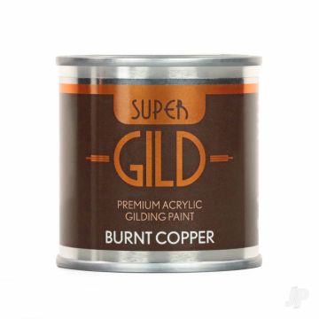 Guild Lane Super GILD Acrylic Gilding Enamel Paint, Burnt Copper (125ml)