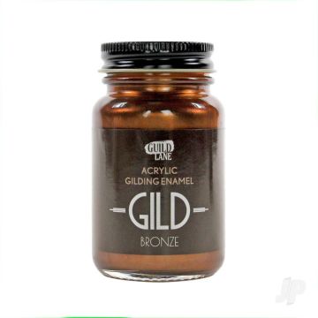 Guild Lane GILD Acrylic Enamel Paint, Bronze (60ml Jar) For Craft Model