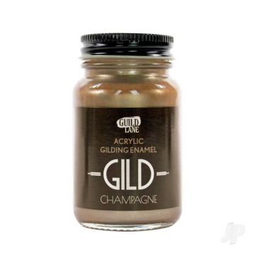 Guild Lane GILD Acrylic Enamel Paint, Champagne (60ml Jar) For Craft Model
