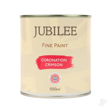 Guild Lane Jubilee All Purpose Acrylic Paint - Coronation Crimson Red (500ml)