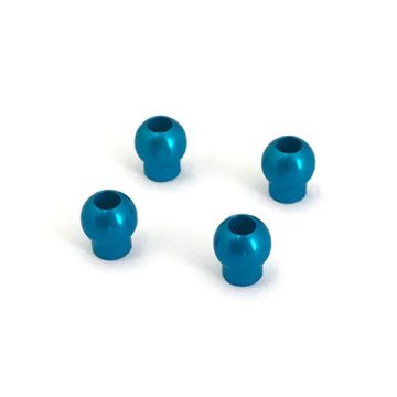 Gmade Aluminium Shock Upper Ball 6.8x7.6mm Blue (4)