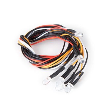 Gmade Sawback LEDLight Kit 5mm White (4) & 5mm Red (2)
