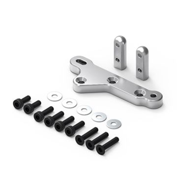 Gmade GA60 Aluminium Axle Servo Mount (Silver)