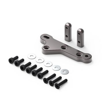 Gmade GA60 Aluminium Axle Servo Mount (Titanium Gray)