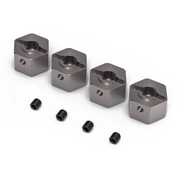 Gmade Aluminium 12mm Wheel Hub (4) (8mm Thick)