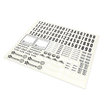 Gmade Sponsor Decal Sheet