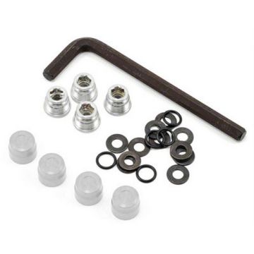 Gmade 1.9 RH02 Wheel Hubs Silver (4)