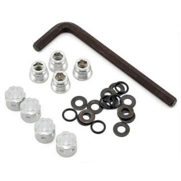 Gmade 1.9 RH03 Wheel Hubs Silver (4)