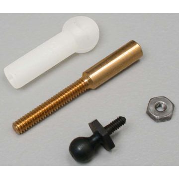 Great Planes 1/16" Solder Push Rod Threaded Ball Link Set (1) RC Plane Hardware