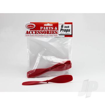 Guillow 6in Plastic Propeller (3 propellers) Balsa Model Aircraft Accessories