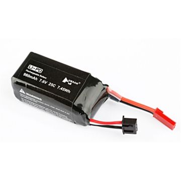 7.6V 980mAH 25C LiPo Battery for Hubsan H123 X4 Jet Racing Drone 
