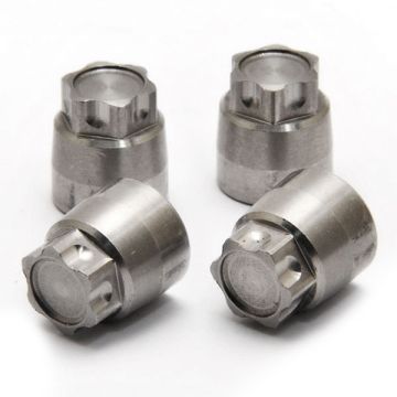 HoBao OFNA DC-1 CNC Aluminium Flanged Wheel Nuts 4mm (4)