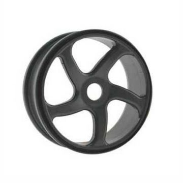 HoBao OFNA Trailing 5-spoke 1/8th Buggy Wheels - Pair - Gun Grey