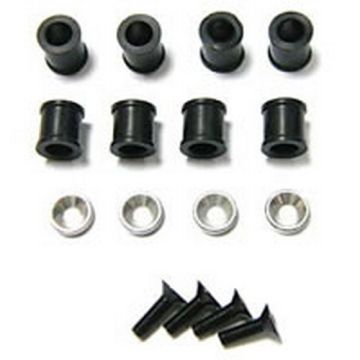 HoBao OFNA Hyper 9 Rubber Bushes & Alum. Washers For 1-Piece Caps