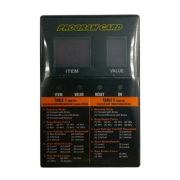 HoBao OFNA Hyper Mt ESC Program Card
