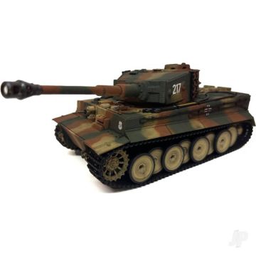 Henglong 1:24 Tiger 1 RC Tank w/ IR + Shooter + Sound (Camo 2)